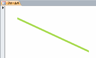 緑色の太い直線