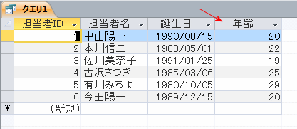 誕生日から年齢を計算