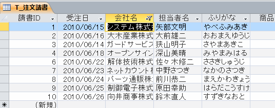 指定した会社名以外のフィルタ