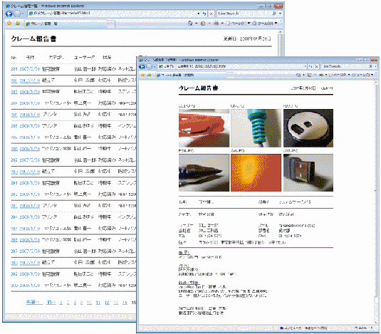 クレームを全員で共有