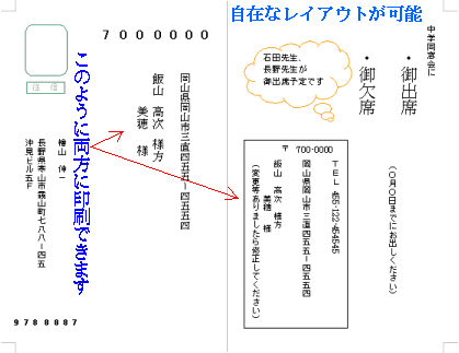 Access 往復はがき印刷 の使用方法 Wordで書き方も分かり易く簡単に作成できます