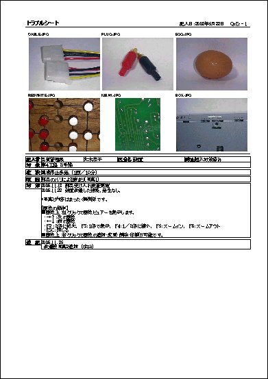 トラブル画像とデータ印刷