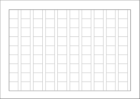 縦書き 90字 原稿用紙のテンプレート