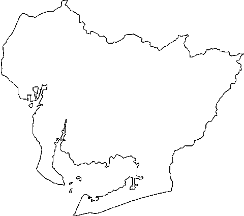 日本地図 都道府県地図 東海の地図