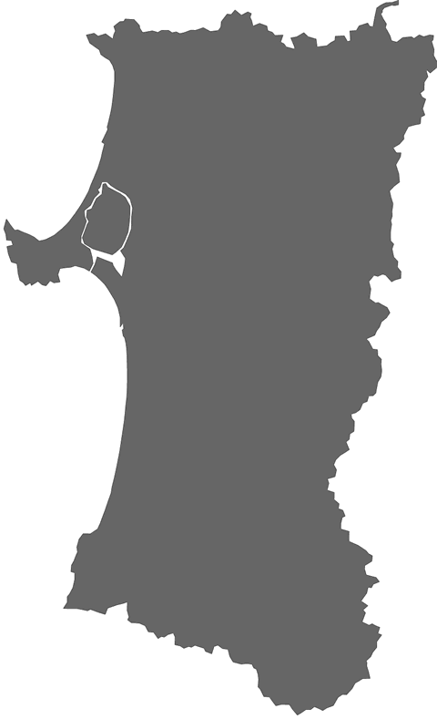 日本地図 都道府県地図 北海道地図 東北地図の白地図