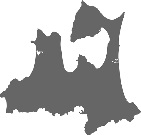 日本地図 都道府県地図 北海道地図 東北地図の白地図