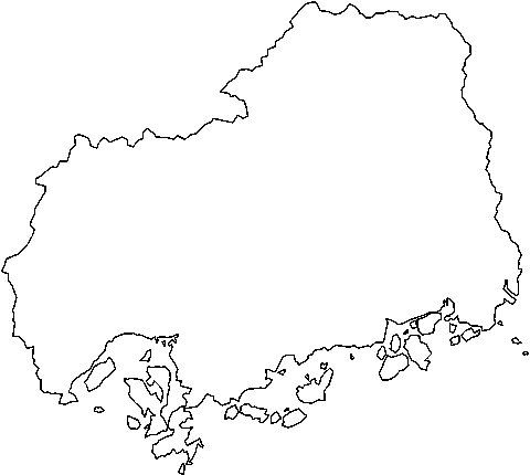 日本地図 都道府県地図 中国地方の地図 中国の地図