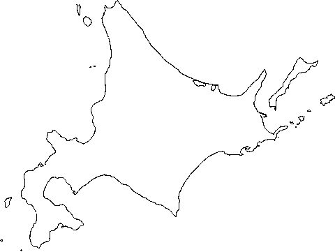 日本地図 都道府県地図 北海道地図 東北地図の白地図