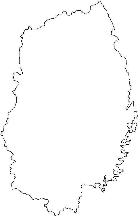 日本地図 都道府県地図 北海道地図 東北地図の白地図