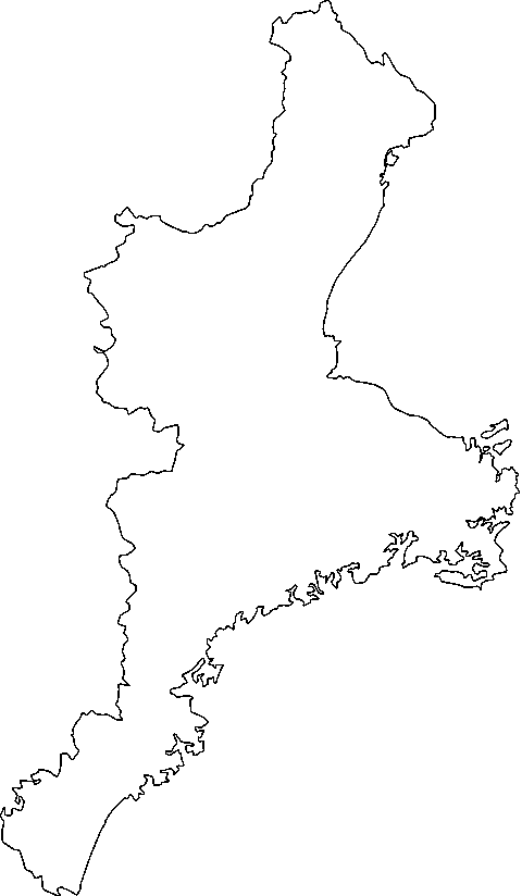 日本地図 都道府県地図 東海の地図