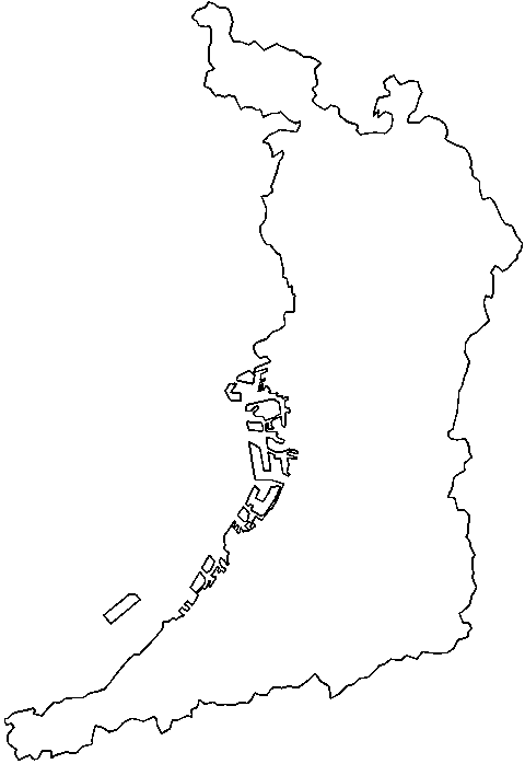 日本地図 都道府県地図 近畿の地図