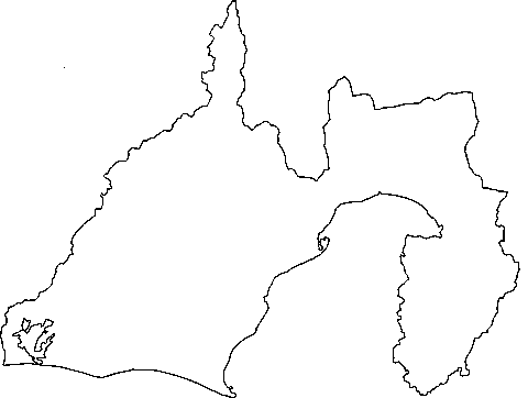 日本地図 都道府県地図 東海の地図