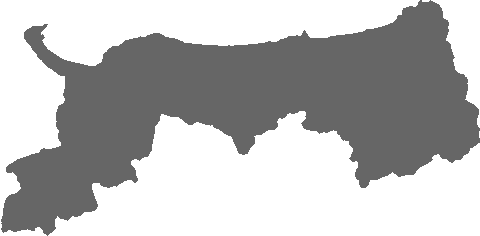 鳥取県白地図