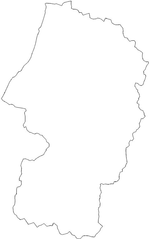 日本地図 都道府県地図 北海道地図 東北地図の白地図