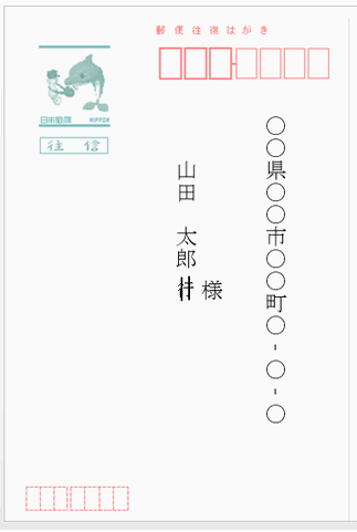 宛名面の書き方